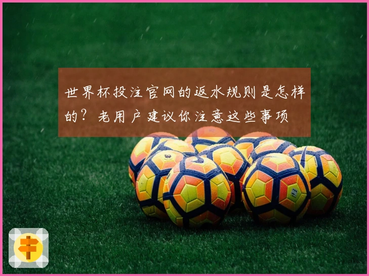 世界杯投注官网的返水规则是怎样的？老用户建议你注意这些事项