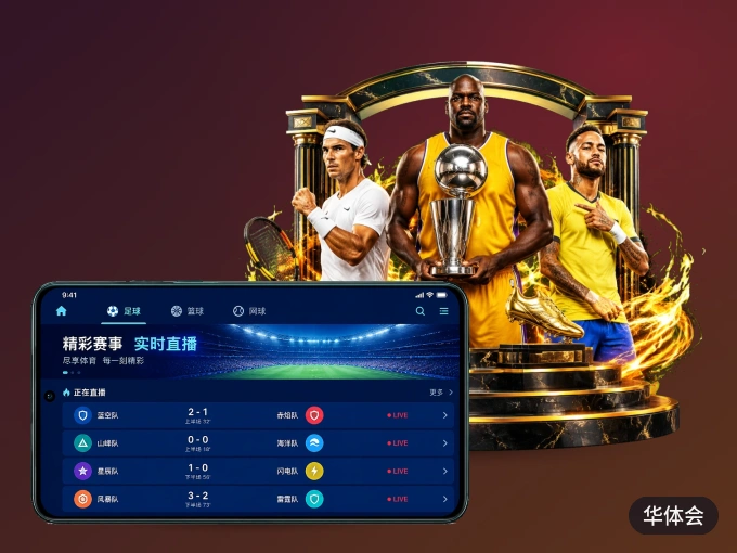 随时随地掌上观赛，尽在华体会 APP